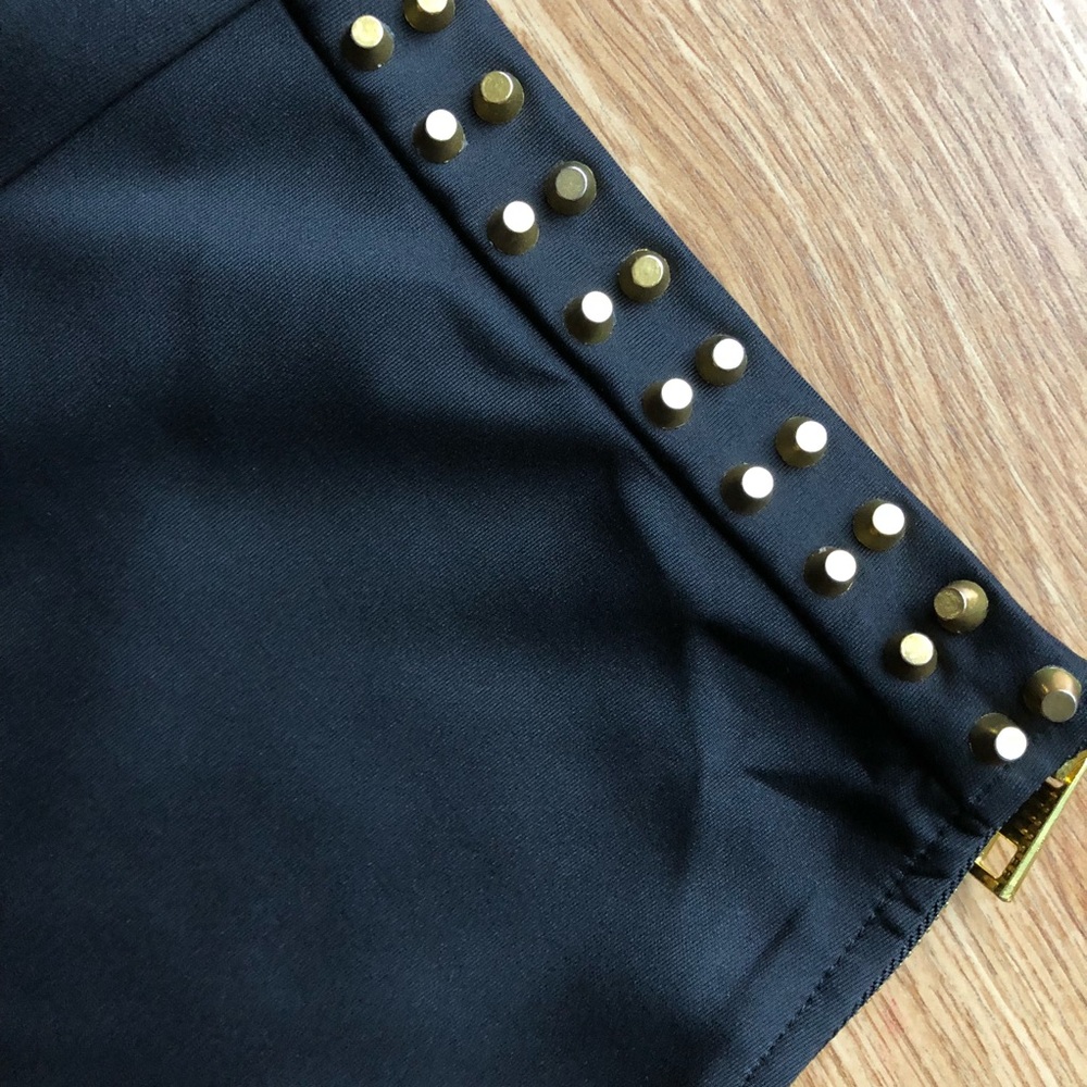 Forever 21 Black Studded Party Shorts